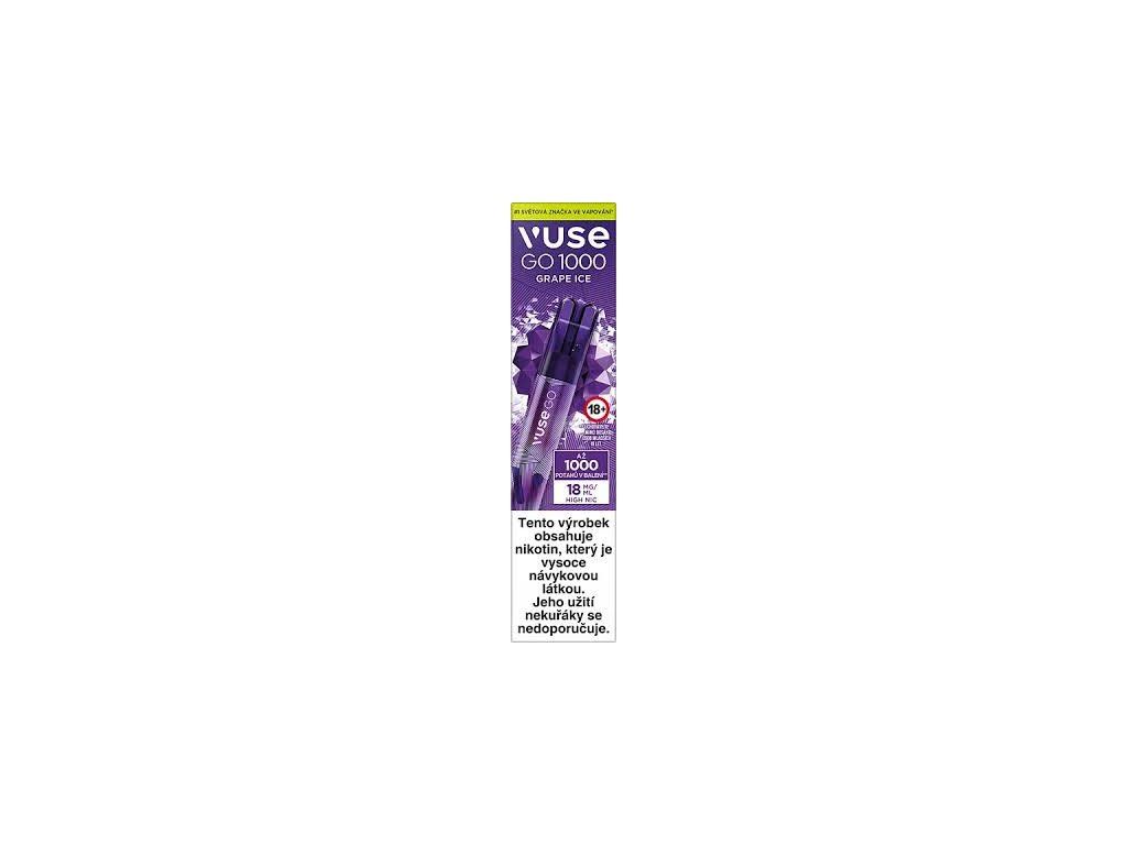 Vuse GO PEN 1000 Grape Mint jednorzov elektronick cigareta 18mg -  GastroKlub.cz