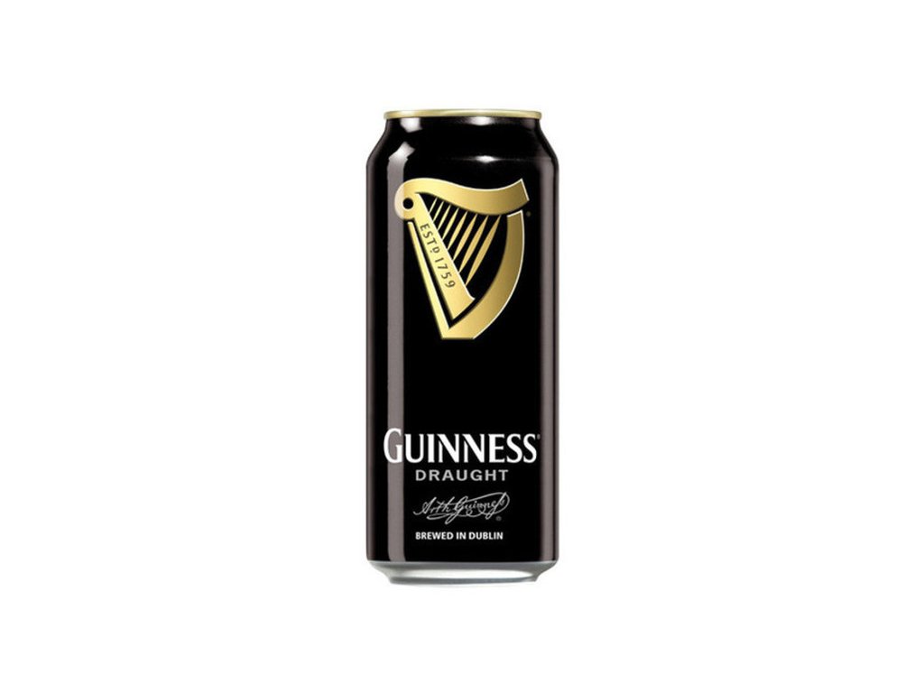 Guinness beer Stout Draught plech 0,44l 4,2%