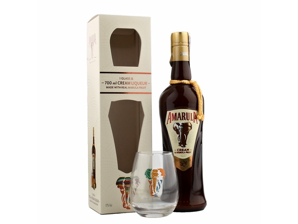 Amarula skleničkou Dárkové 17% 0,7L - Cream balení se