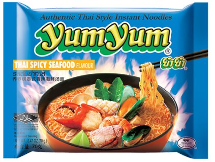 YUM YUM Instantní nudlová polévka s příchutí mořských plodů 70g
