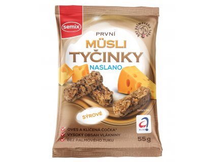 Semix Mini Musli tyčinky naslano sýrové 55g