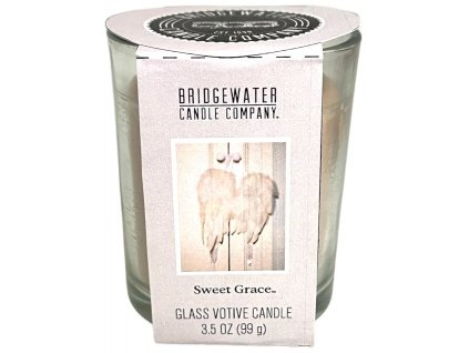 Votivní Svíčka Bridgewater Candle Company Sweet Grace ve skleničce - Andělská křídla 99 g