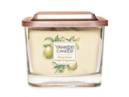 Svíčka Yankee Candle Elevation - Citrus Grove - Citrusový háj - 3 knoty 347g střední