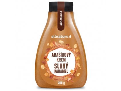 allnature arasidovy krem slany karamel 260 g