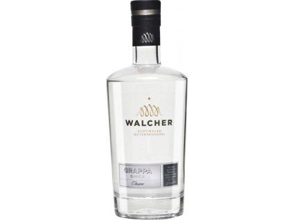 Walcher Grappa Bianca Classica 38% 0,7l (holá láhev)