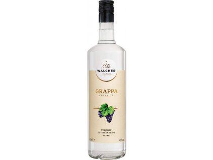 Walcher Grappa Classica 40% 1l  (holá láhev)