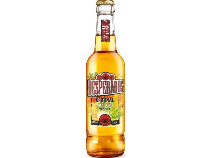 Desperados Original Beer Tequila Ochucené pivo 5,9% 330ml sklo