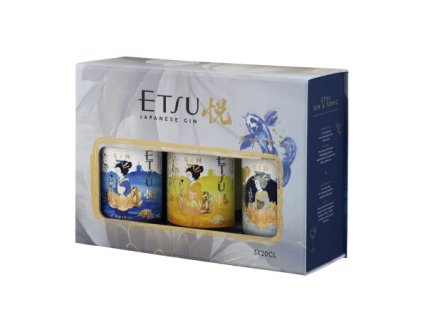 Etsu Japanese Gin dárková sada miniatur 3x0,2l (karton)