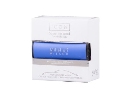 Vůně do auta Millefiori Milano Icon Classic Mediterranean Bergamot - Středomořský bergamot - tmavě modrá