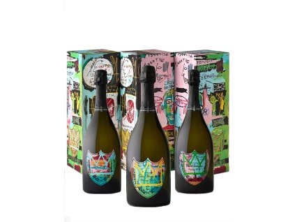 Dom Perignon Vintage 2015 Special Edition Tribute to Jean Michel Basquiat Trio