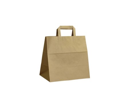 papirova taska recykl takeaway 28x17x27