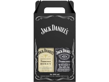 Whiskey Jack Daniels DUOPACK - Honey + Original 2x0,35l