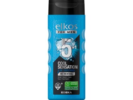 Screenshot 2025 02 25 at 10 27 20 Elkos Men DEEP CLEANSE 5v1 sprchový gel s aktivním uhlím 300ml originál z Německa NěmeckýEshop.cz