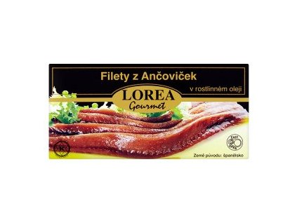 Lorea Gourmet Filety z ančoviček v rostlinném oleji 50 g