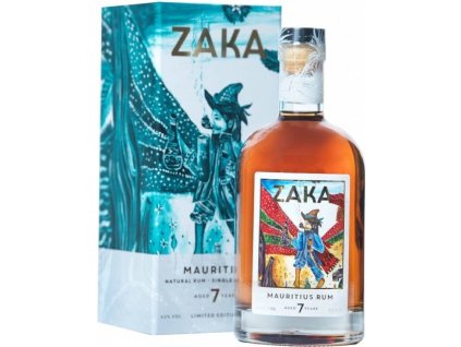 Rum Zaka Mauritius 7y 0,7l 42% (dárkový box)