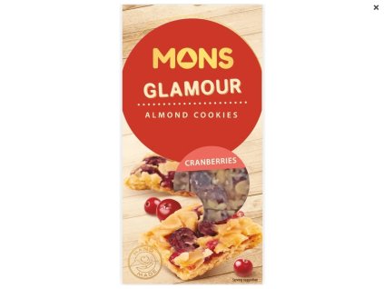Screenshot 2025 09 19 at 13 22 09 MONS GLAMOUR Mandlovo máslové sušenky se sušenými brusinkami 110 g Nutsman