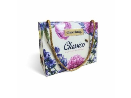CHOCOLADY Classico kabelka - pralinky z mléčné čokolády s duo krémovou náplní 170g