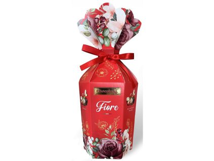 CHOCOLADY fiore nocciola hexagon - pralinky z mléčné čokololády s lískooříškovou náplní 130g