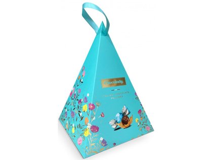 CHOCOLADY blue caramello modrá pyramida - mix čokoládových pralinek s karamelovou přích.130g