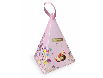 Chocolady pyramida pralinky s oříškovou náplní (Růžová) 130g