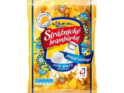 Strážnické brambůrky Chipsy jemně solené 60g minimální trvanlivost do 16/10/25