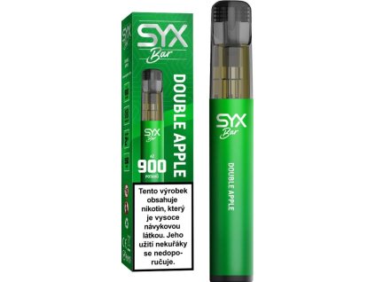 SYX Bar 1000 Double Apple jednorázová elektronická cigareta 16,5mg