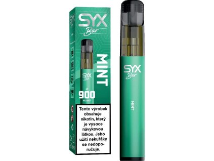 SYX Bar 1000 Mint jednorázová elektronická cigareta 16,5mg
