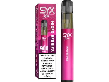 SYX Bar 1000 Mixed Berries jednorázová elektronická cigareta 16,5mg