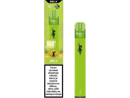 Venix X2 900 Jablko jednorázová elektronická cigareta 18mg