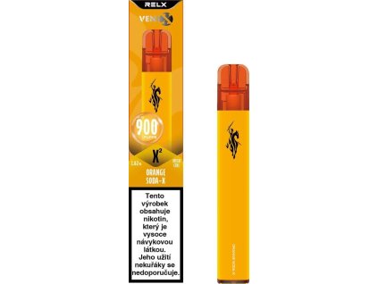 Venix X2 900 Pomerančová soda jednorázová elektronická cigareta 18mg