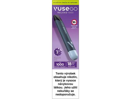 Vuse GO PEN 1000 Grape Ice jednorázová elektronická cigareta 18mg