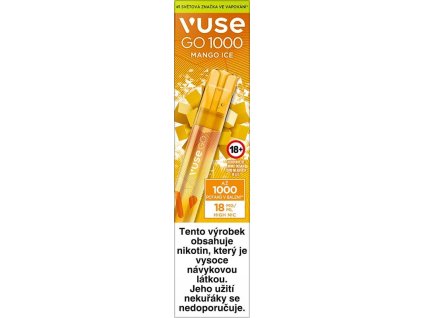 Vuse GO PEN 1000 Mango Ice jednorázová elektronická cigareta 18mg