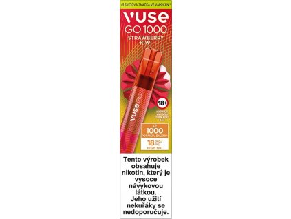 Vuse GO PEN 1000 Strawberry Kiwi jednorázová elektronická cigareta 18mg