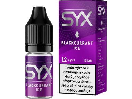 SYX Classic Blackcurrant Ice 10 ml 12 mg – e-liquid