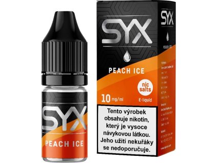 SYX NS Peach Ice E-liquid 10ml - 10mg