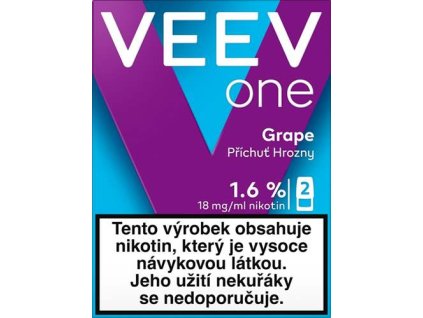Veev One Grape E-liquid 2x-18mg