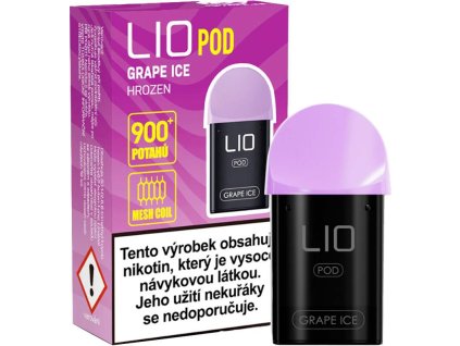 Lio Pod (vyměnitelný) Grape Ice elektronická cigareta 16mg