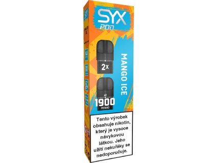 Syx Pod 1900 Mango Ice 16,5mg 2x2ml (cartridge, náplň)
