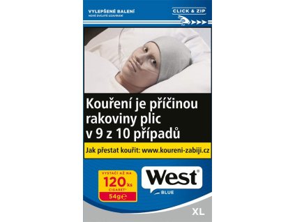 West Blue cigaretový tabák 54g