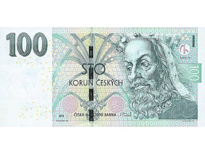 100 Czech koruna Obverse