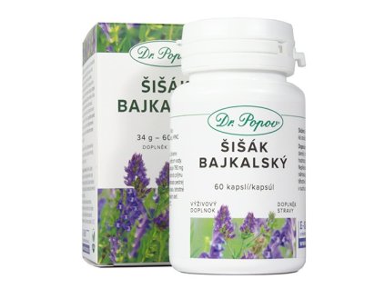 Šišák bajkalský , 60 kapslí Dr. Popov