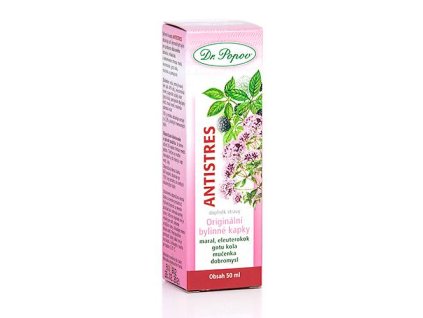 Antistres, originální bylinné kapky, 50 ml Dr. Popov