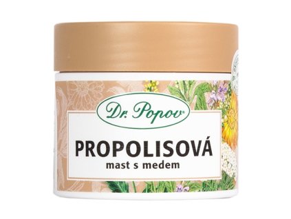 Propolisová mast s medem, 50 ml Dr. Popov