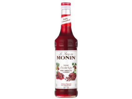 monin sirup ruby chocolate 0 7l 827135 u0