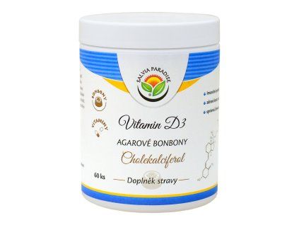 DS0094 vitamin d3 agarove bonbony 60