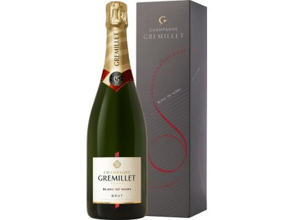 Champagne Gremillet Brut Blanc de Noirs v kartonku 0,75 l
