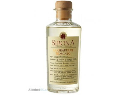 Grappa Sibona Moscato 42% 0,5 l