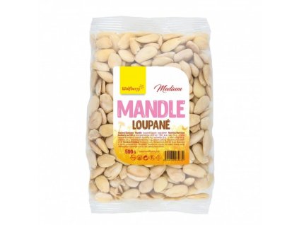 Mandle loupané medium 500g Wolfberry