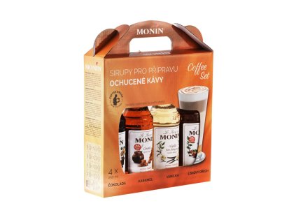 darkovy monin coffee box 4x0 25l cokolada vanilla caramel liskovy orisek 582857 0