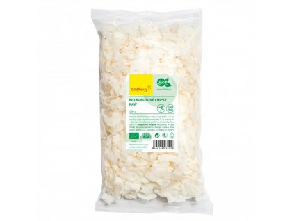 BIO Kokosové Chipsy 250g WOLFBERRY